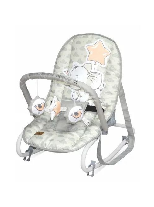 Lorelli Rock Star pihenőszék 0-9kg - light grey elephant