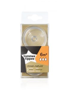   Tommee Tippee gyors folyású cumisüveg cumi (2db) Bpa-mentes 42112441