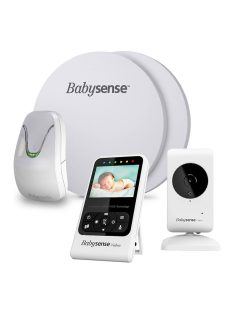 Babysense légzésfigyelő 7 és kamerás bébiőr V24