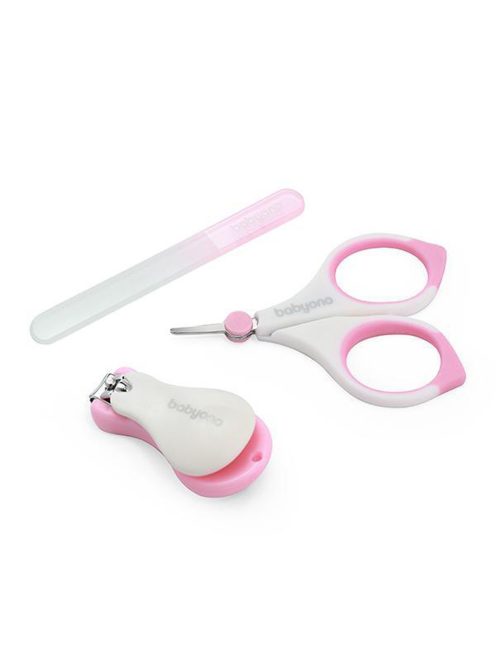 BabyOno manikűr készlet tokban rózsaszín 398/02 