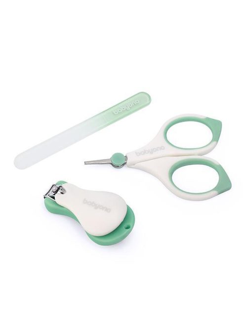 BabyOno manikűr készlet tokban zöld 398/01