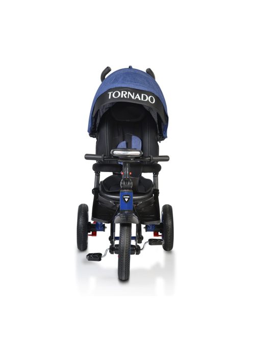 Byox Tornado szülőkaros tricikli 25kgig 360f forgatható vszürke 