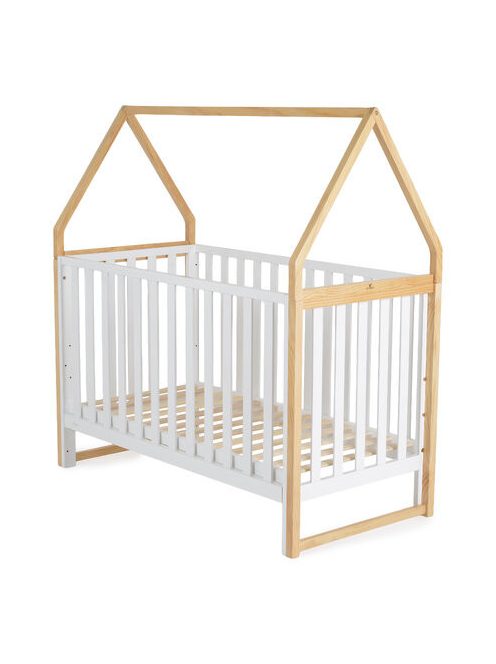 Cangaroo ASTRA fa babaágy házikó alakú, 3 magasságban állítható 60x120cm 