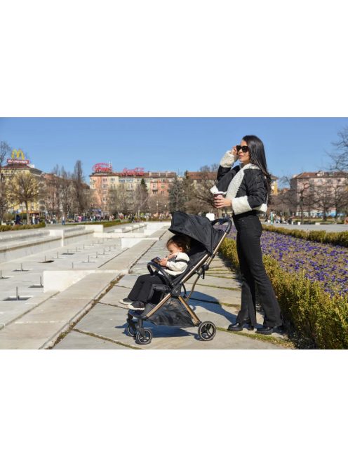 Cangaroo Easy Fold könnyen csukódó sport babakocsi óarany vázzal- Limitált kiadás 