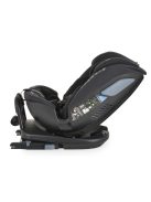 Cangaroo GRAVITY I-size autós ülés 40-150cm, SPS, forgatható talp, pamut huzat FEKETE 