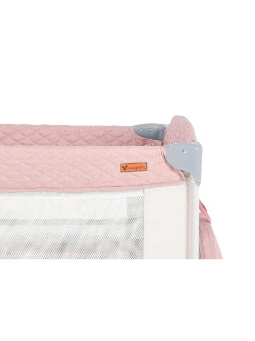  Cangaroo Indiana 2 szintes utazóágy tároló rekeszes pink