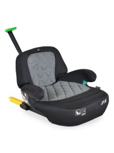   Cangaroo JAX autós ülésmagasító háttámlával 125-150cm rögzítő hevederrel, ISOFIX SZÜRKE 