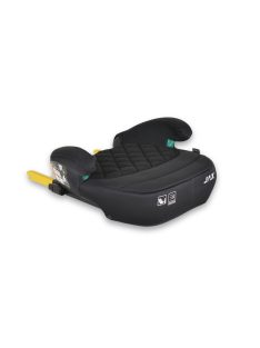   Cangaroo JAX autós ülésmagasító háttámlával 125-150cm rögzítő hevederrel, ISOFIX FEKETE