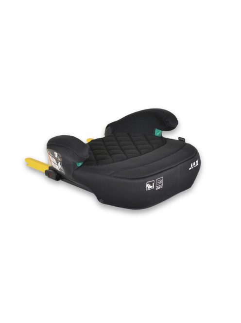 Cangaroo JAX autós ülésmagasító háttámlával 125-150cm rögzítő hevederrel, ISOFIX FEKETE