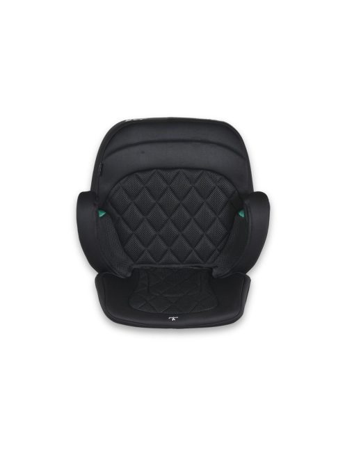 Cangaroo JAX autós ülésmagasító háttámlával 125-150cm rögzítő hevederrel, ISOFIX FEKETE