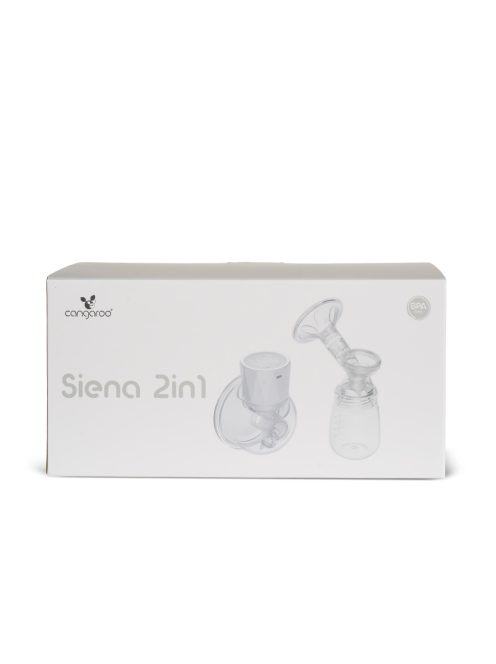 Cangaroo SIENA elektromos és kézi mellszívó 2in1, tölthető, 210ml 