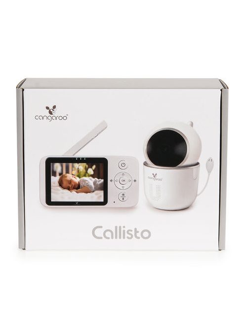 Cangaroo CALLISTO bébimonitor, bébiőr LCD 7cm kijelzővel FEHÉR
