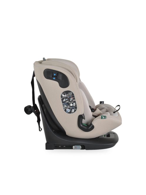 Cangaroo GTS prémium autós ülés 40-150cm SPS, 360fokban forgatható BÉZS 