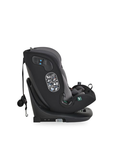 Cangaroo GTS prémium autós ülés 40-150cm SPS, 360fokban forgatható SZÜRKE 
