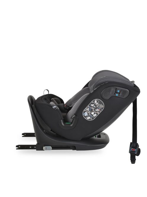 Cangaroo GTS prémium autós ülés 40-150cm SPS, 360fokban forgatható SZÜRKE 