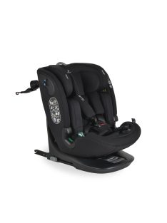   Cangaroo GTS prémium autós ülés 40-150cm SPS, 360fokban forgatható FEKETE 