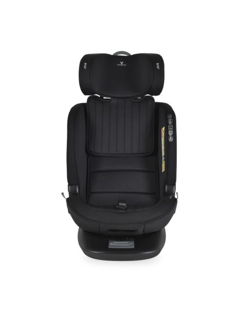 Cangaroo GTS prémium autós ülés 40-150cm SPS, 360fokban forgatható FEKETE 
