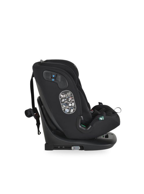 Cangaroo GTS prémium autós ülés 40-150cm SPS, 360fokban forgatható FEKETE 