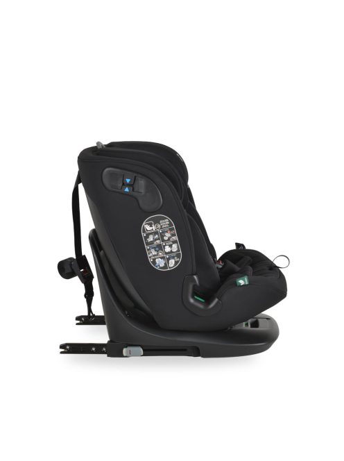 Cangaroo GTS prémium autós ülés 40-150cm SPS, 360fokban forgatható FEKETE 