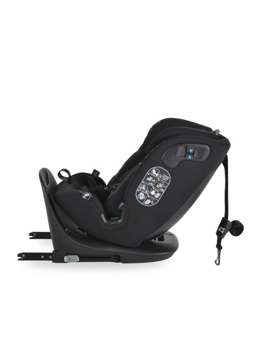 Cangaroo GTS prémium autós ülés 40-150cm SPS, 360fokban forgatható FEKETE 
