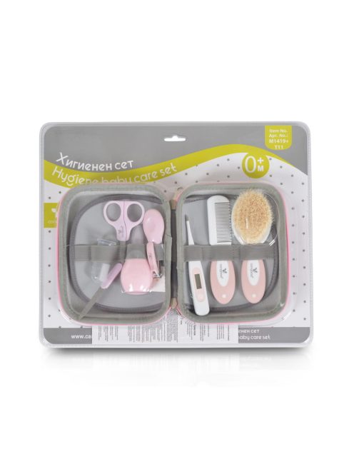 Cangaroo Hygenie olló-fésű szett nagy pink 