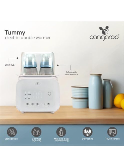 Cangaroo TUMMY cumisüveg melegítő felolvasztó funkcióval