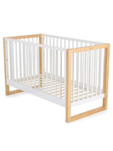 Cangaroo SIERRA fa babaágy rácsos 60x120cm FEHÉR-NATUR 