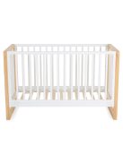 Cangaroo SIERRA fa babaágy rácsos 60x120cm FEHÉR-NATUR 