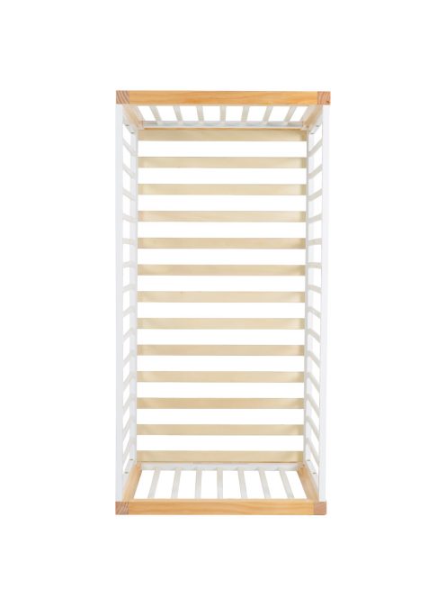 Cangaroo SIERRA fa babaágy rácsos 60x120cm FEHÉR-NATUR 