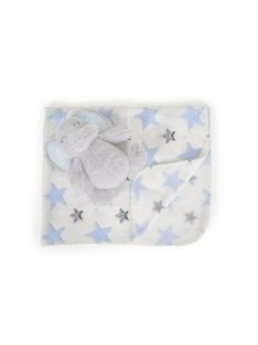 Cangaroo Takaró 90x75cm elefánt plüss kék 