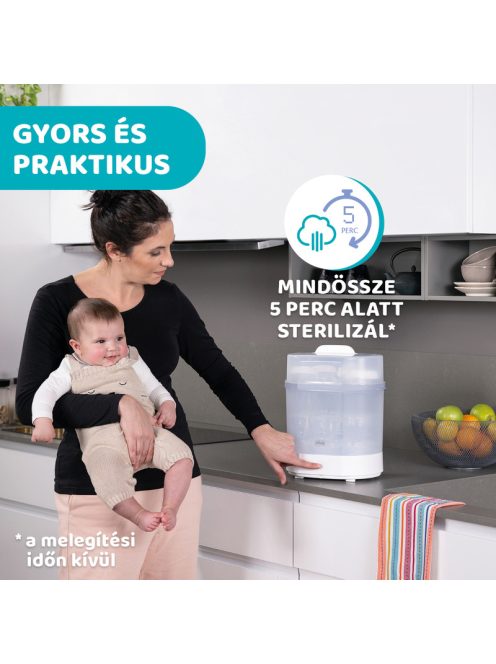 Chicco Elektromos gőzsterilizáló 3in1