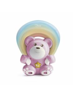   Chicco Rainbow Bear - Szivárvány maci zene-fény projektor rózsaszín