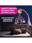 Chicco Next 2 Dreams zenélő forgóka - éjszakai fény rózsaszín
