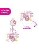 Chicco Next 2 Dreams zenélő forgóka - éjszakai fény rózsaszín