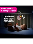 Chicco Next 2 Dreams zenélő forgóka - éjszakai fény rózsaszín