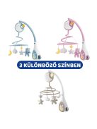 Chicco Next 2 Dreams zenélő forgóka - éjszakai fény rózsaszín