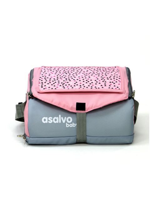 Asalvo Go Anywhere textil székmagasító Nordic Pink