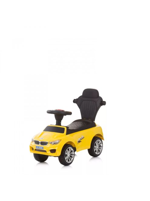  Chipolino Flash bébitaxi tolókarral és kupolával - yellow 