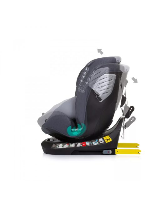 Chipolino Supreme autósülés Isofix 40-150cm - Granite 