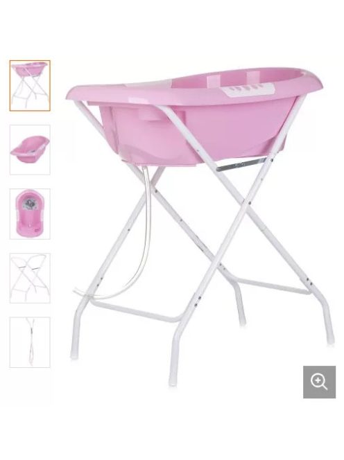 Chipolino Noemi kád leeresztő dugóval 87 cm - pink 