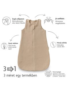 Baba Hálózsák KREPP TOG 1 barna