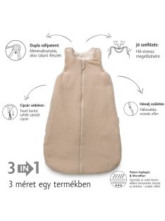 Baba Hálózsák KREPP TOG 2 barna 2