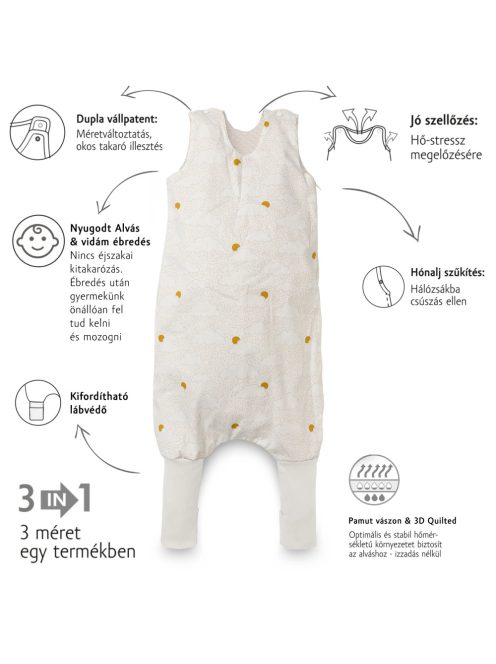 Tipegő Hálózsák FELHŐ TOG 1