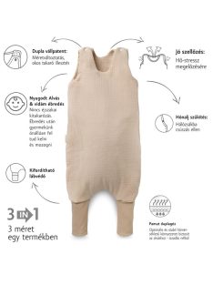 Tipegő Hálózsák KREPP TOG 1 barna