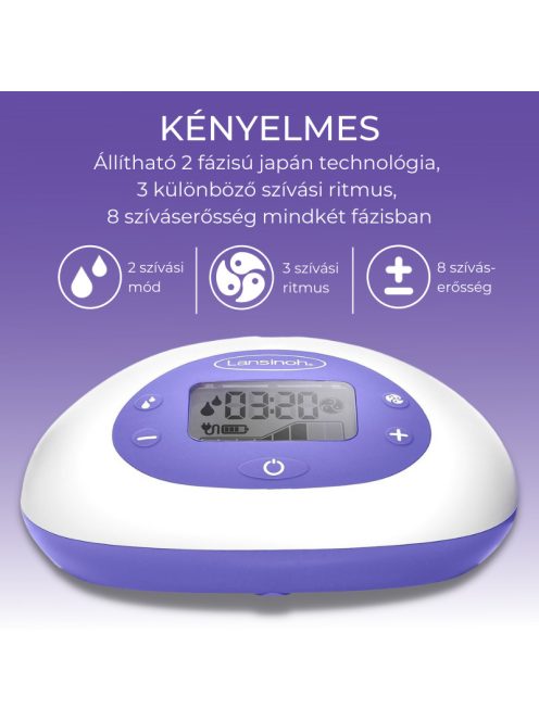 Lansinoh 2 az 1-ben Elektromos Dupla Mellszívó