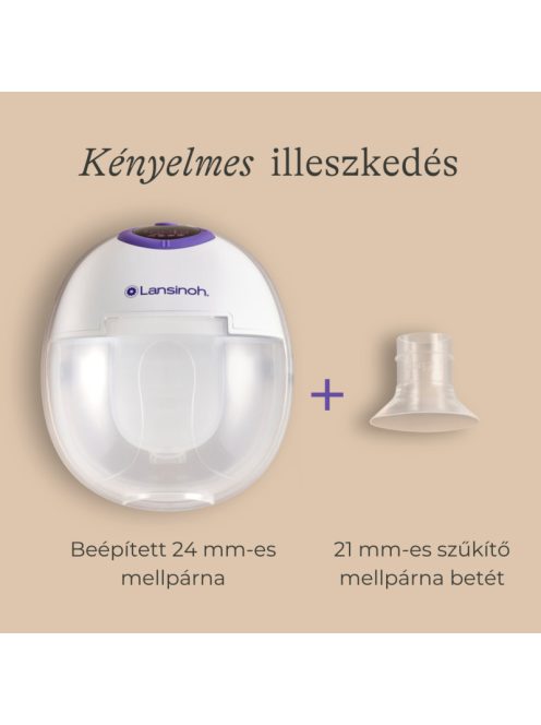 Lansinoh hordható mellszívó 4 fázisú – egyes