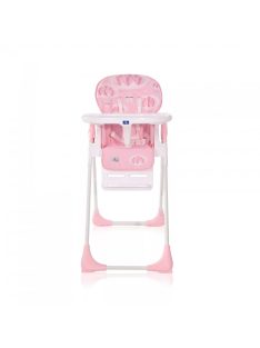 Lorelli Cryspi multifunkciós etetőszék - Pink Hearts 2021