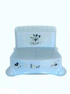 Lorelli Disney mintás lépcsős fellépő - Mickey Minnie Love Light Blue 