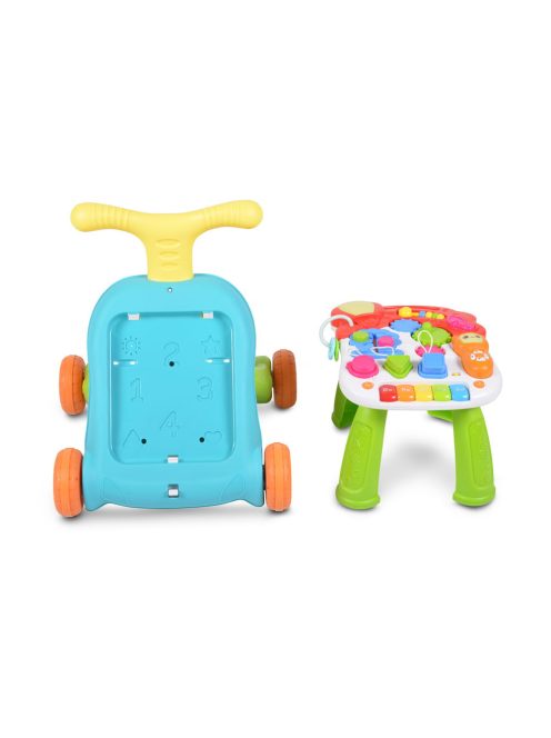 Moni Toys Music járássegítő műanyag 2in1 játszóasztal 