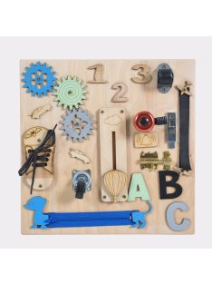 Moni Montessori Matatófal kicsi 30*30 cm kék